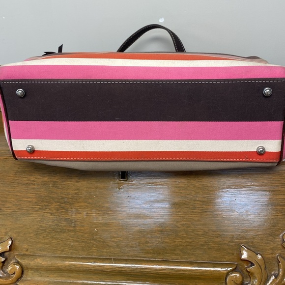 Authentic kate spade luggage stripe Madison EUC - Picture 6 of 10